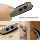 Magnetic Fingertip Sleeve Tools Convenience Woodworking Magnets Hand Finger B7R4