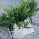 7 Branches Artificial Boston Fern Bouquet Plastic Artificial Plants Home Decor3C