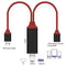 Phone 8 Pin USB to HDMI Cable HD 1080P Adapter Converter for HDTV TV Digital AV