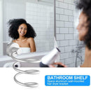 Wall Mounted Hair Dryer Storage Organizer Rack Holder Bathroom Drier Hanger