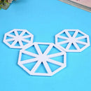 e-Flag Cake Cutter 3PCS Easy Bunting Cutters Cake Side Baking Pastry Sugarc Y3K4