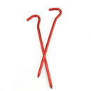 10pcs Question mark Nail Steel peg Tent Tarp parts peg 18 cm Aluminum Alloy FGT