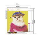 5D Full Round Diamond Painting Animals diy Cross Stitch (Cats-LD291)
