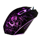 USB Wired Gaming Mouse Adjustable 3200 DPI 6 Buttons LED Light Optical Mice