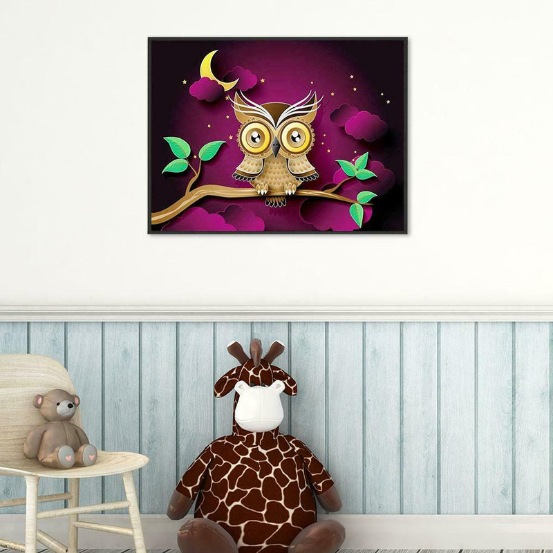 5D DIY Full Drill Diamond Painting Cartoon Bird Cross Stitch Embroidery Kit