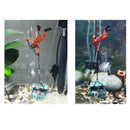 Frogman Diver Treasure Chest Shaped Action Air Ornament Fish Tank Aquarium Decor