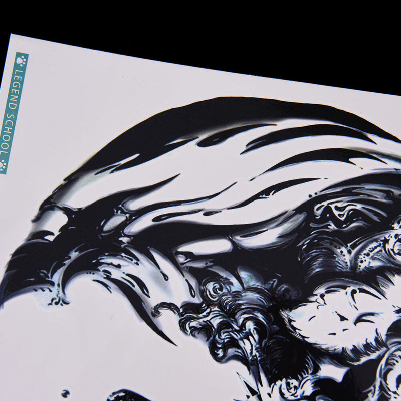 1Pc Makeup Tiger Tattoo Arm Body Art Waterproof Temporary Tattoo Stickers Gw