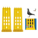 2x Pigeon Birds Parrot Rings Training Racing Pigeon Leg Ring Holder Bands Rack