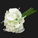 Calla Lily Bridal Wedding Party Decor Bouquet 20 heads Latex Touch Flower B