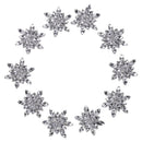 10pcs Acrylic Rhinestone Button DIY Wedding Dress Accessories