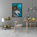 Animal 5D Diamond Painting DIY Full Round Drill Rhinestone (Wolf LD533)