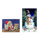2pcs 5D DIY Animal Christmas Diamond Painting Embroidery for Crafts Supplies