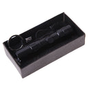 Portable Mini LED Flashlight Torch 3W Keychain Light Water Proof Black A