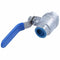 1/2 inch NPT Female 304 Stainless Steel Full Port Ball Valve Vinyl Handle W G9V7
