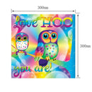 5D DIY Full Drill Diamond Painting Colorful Bird Cross Stitch Embroidery