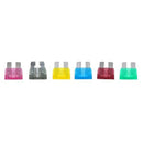 150Pcs Mixed color Standard car fuse blade Automatic car fuse with 1 storag