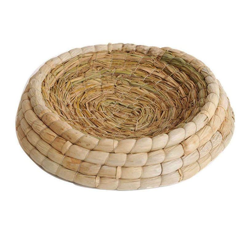 Handwoven Birds Nest Corn Leaves And Straw Incubation Bed Courtship Breedin Q8V9