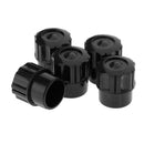 Set of 5Pcs Soprano Saxophone End Plug, Black