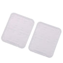 2Pcs 8 in 1 Transparent TF MS Memory Card Holder Plastic Case Storage B3C