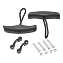 Kayak Pull Handle Canoe Boat Carry Grip Pull Handle with Cord Rope & Pad Eyes