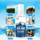 Outdoor Sports Cooling Spray Refreshing Anti-perspirant Spray/ Anti-heatstr R6K0