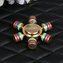 Hand Spinner Three Heads Six Arms Hexagonal Spiral DIY Finger Spinner