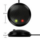 USB 360 Pickup Omnidirectional Condenser Boundary Microphone for Recording