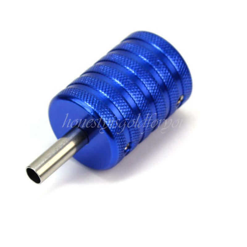 1x Professional Tattoo Machine 35mm Aluminum Alloy Stainless Steel Grip Tube
