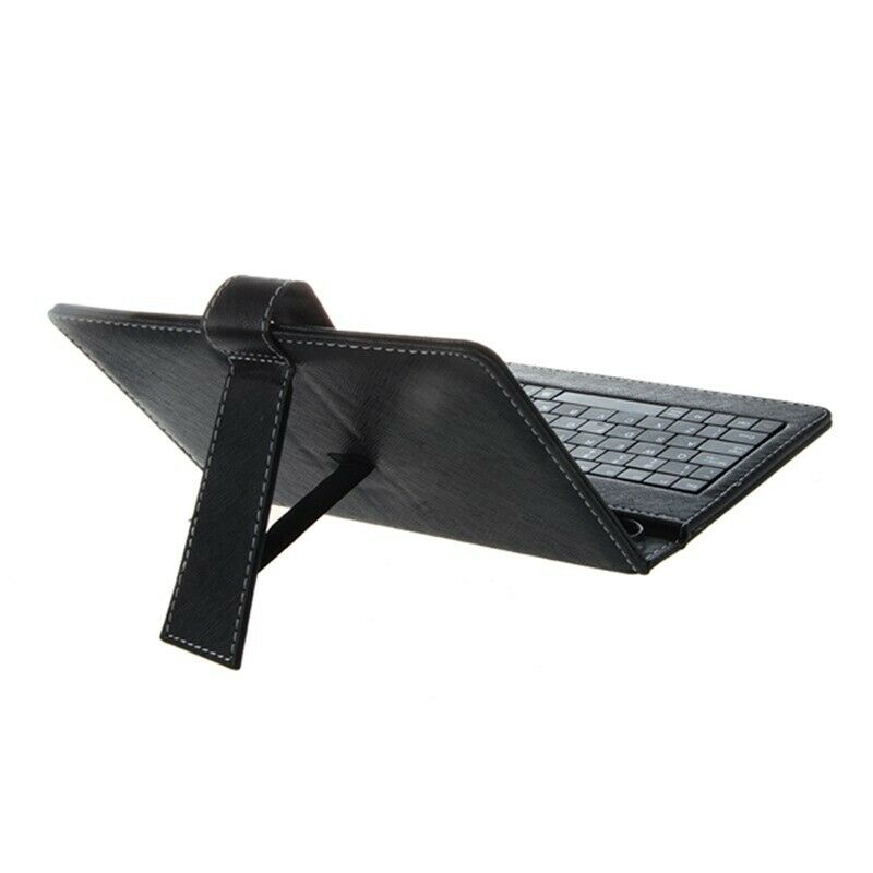 Universal Wired Keyboard Flip Holster For Android Phone 4.2''-6.8''black U5W5