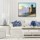 Painting By Numbers Kit DIY Boat Lighthouse Canvas Oil Art Picture Craft A