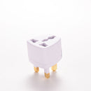 UK AU to EU Europe Adapter Wall Plug Converter Travel Power 1pc WHITE B Cy