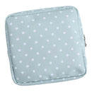 Portable Cotton Sanitary Bag Pouch Tampons Makeup Storage for Girls Green