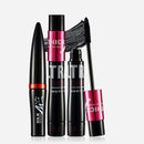 2PCS/Kitt 4D Mascara Waterproof Silk Fiber Volume Double Curling Makeup E LSY