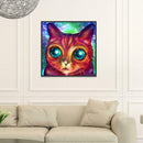 5D DIY Full Drill Diamond Painting Cat Cross Stitch Embroidery Mosaic Kit