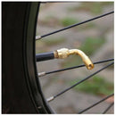 4 x Tyre Valve Extension 90 Degree Angle Adaptor Motorcycle Tyre Wheel Stem F3C7