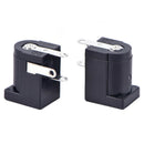10Pcs DC-005 Black Power Jack Socket Connector 5.5*2.1mm Socket Round TheMTLJ