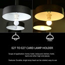 Converter E27 to E27 Adapter Conversion Socket Fireproof Lamp Base Holder