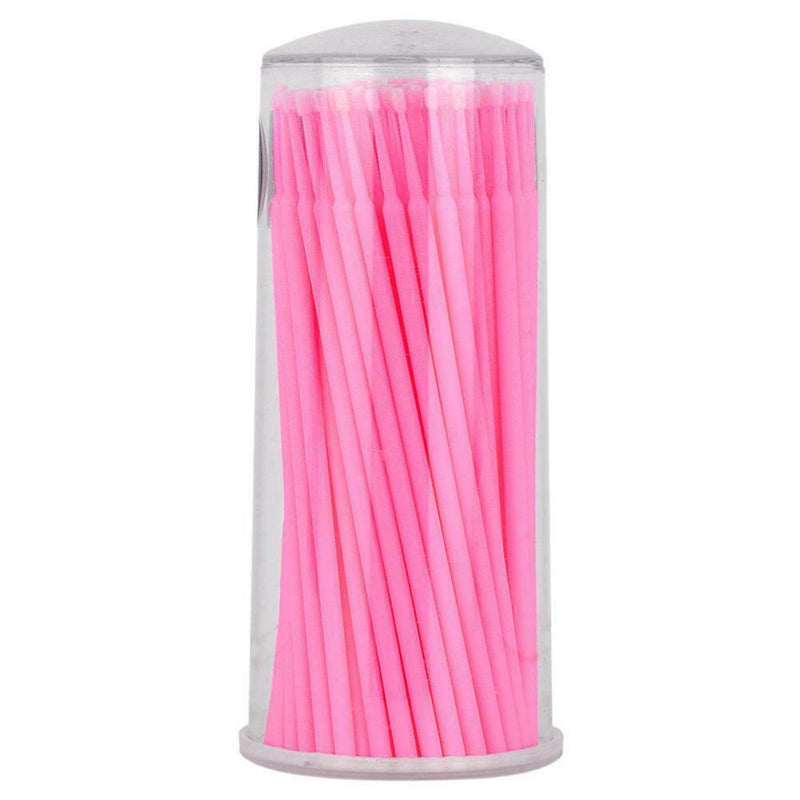 100pcs Eyelash Extension Supply Regular MicroBrush Cotton Swab Makeup
