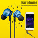 3.5mm Wired Deep Bass Earphones Call Music Sports Headphone with Microphone