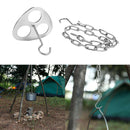 Camping Tripod Set Portable Stainless Steel Campfire Cooking Tripod Grill