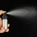 2PCS 100mL Aluminum Mist Spray Refillable Empty Bottle Perfume Atomizer Sil