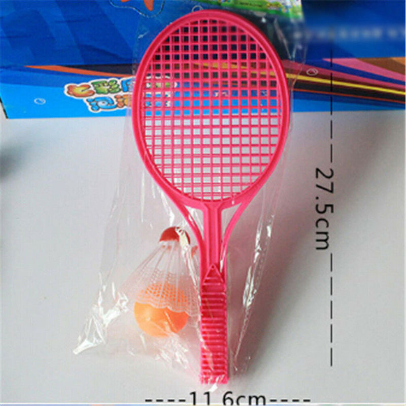 Kids Outdoor Badminton Tennis Set Racket Parent-child Sport Educational Toys LJ
