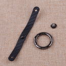 Rubber Carbon Fiber Flip Car Key Case Protector Chain Fit For Audi A3 2013-2019