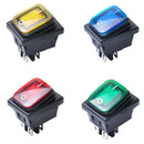 4pcs 4 Pin 2 Position Rocker Toggle Switch Waterproof High Quality