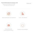 Dog Grooming Ozone Sterilization Comb Pet Animal Hair Soothing Massage Brush