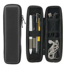 Black Hard Shell Fountain Pen Pencil Case Holder Box Pouch Stationery Zipper Bag