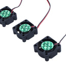 3pcs DC 12V 0.1A 2Pin 25mm x25mm x10mm Mini Brushless Cooling Fan,black M3H5
