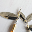 1pc Sinking Lifelike Fishing Lure Paillette Tackle Treble Hook Spinner Bait 3C