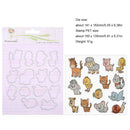 Animals Metal Cutting Dies Stencil Scrapbooking Stamp Embossing Paper Cards