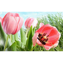 Flower 5D DIY Full Round Drill Diamond Painting Mosaic Canvas Beadwork Kits